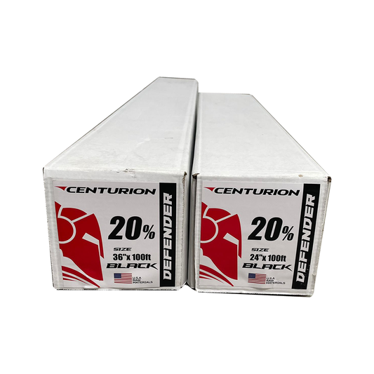 Combo Centurion Defender 20% Carbon Film 24"+36"x100ft