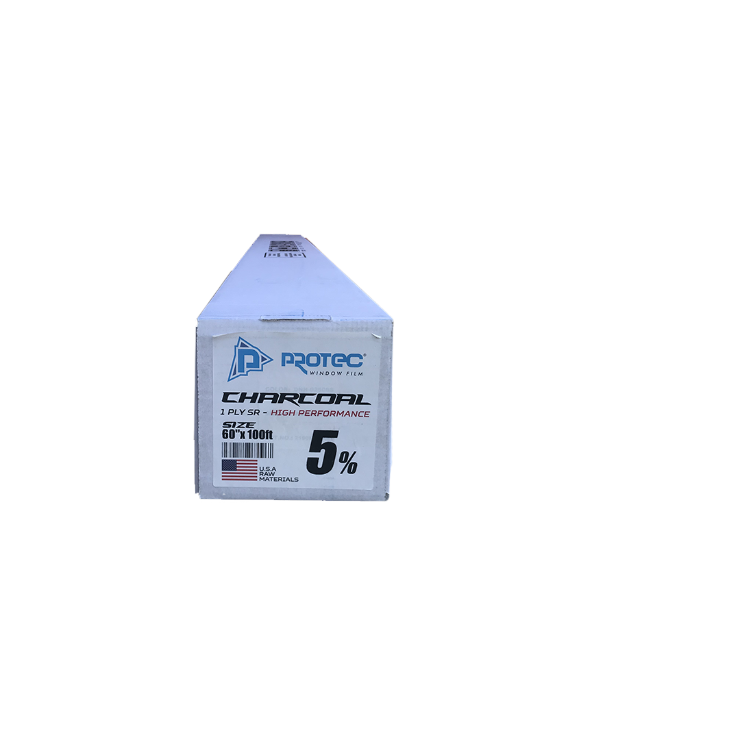 Charcoal 5% High Performance 60"x100ft 1Ply