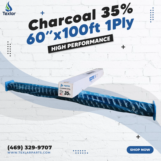 Charcoal 35% High Performance 60"x100ft 1Ply