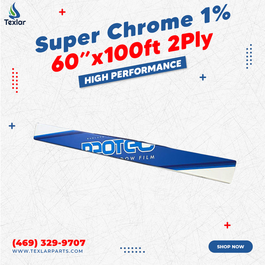 Super Chrome 1% High Performance 60"x100ft 2Ply